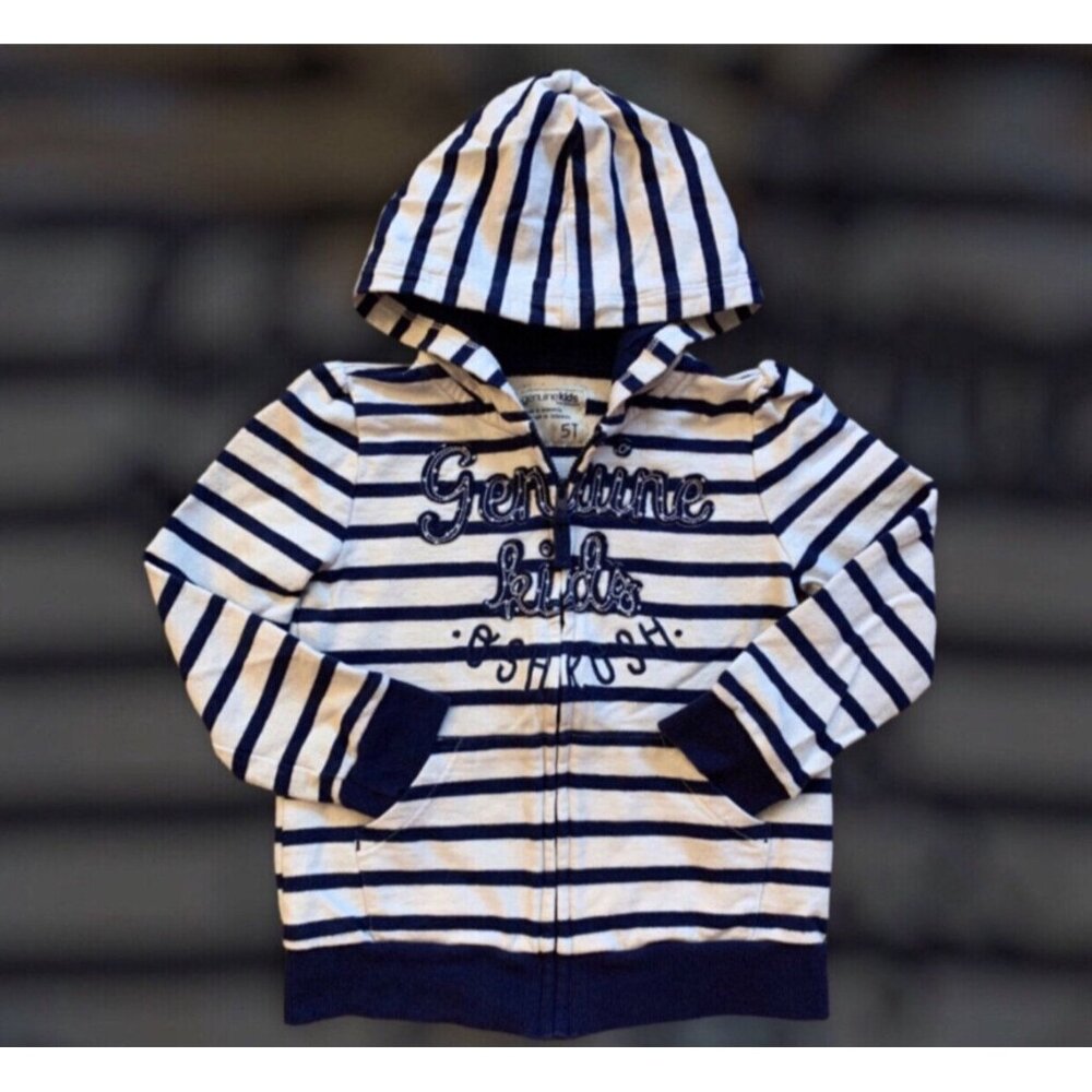 5T VGUC GENUINE KIDS Hooded Sweatshirt Jacket